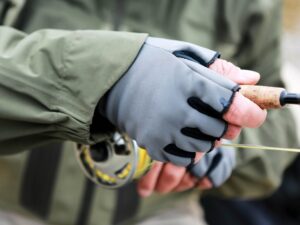 Fingerløse handsker til fiskeri